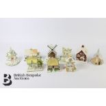 Coalport Fine Bone China Cottage Pastille Burners