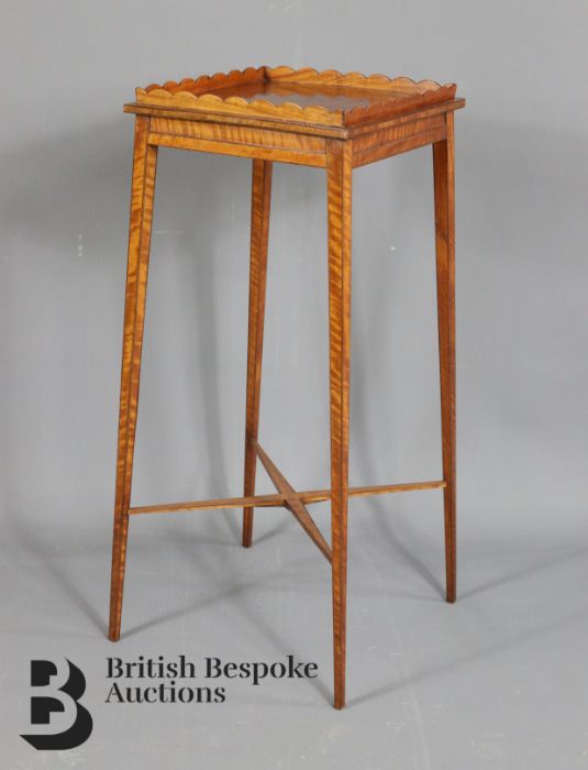 Satinwood Urn Stand in George III Style