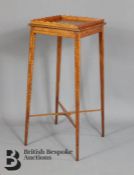 Satinwood Urn Stand in George III Style