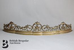 19th Century Brass Fender in Louis XVI Style