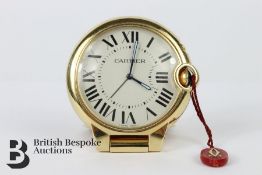 Cartier Brass Travel Clock