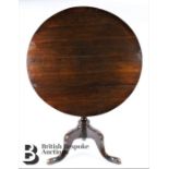 George III Oak Tilt-top Table