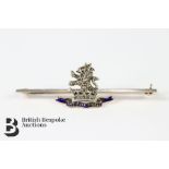 Gold Regimental Pin - Royal Northumberland Fusiliers