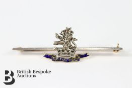 Gold Regimental Pin - Royal Northumberland Fusiliers