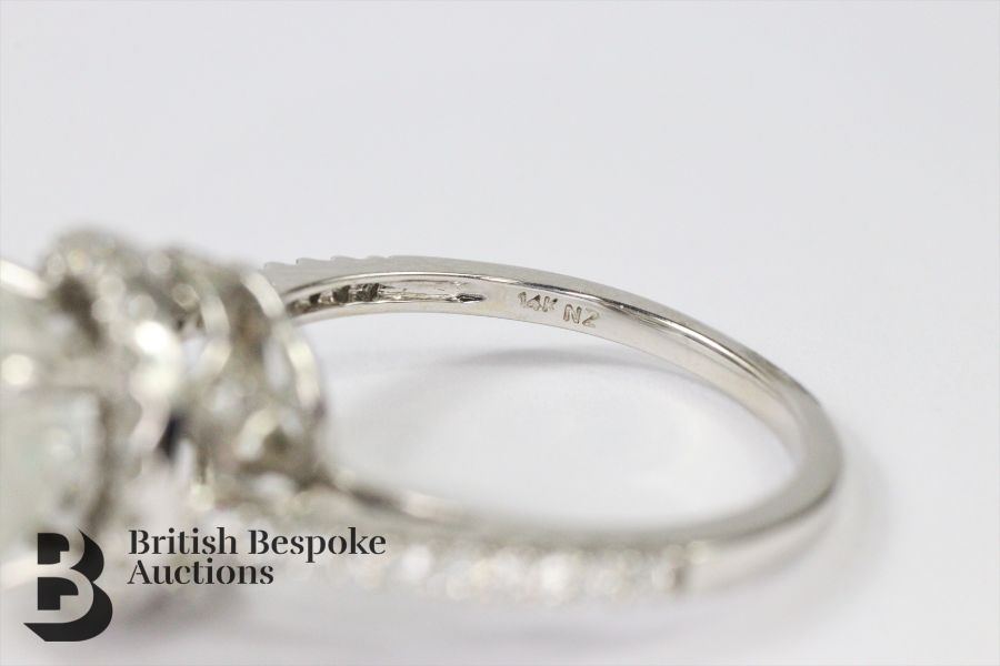 18ct White Gold Diamond Ring - Image 5 of 5