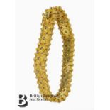 18ct Gold Gem-Set Bracelet