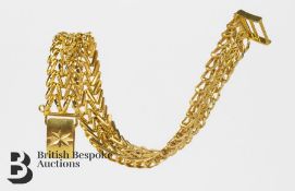 22ct Yellow Gold Fancy Link Bracelet
