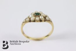 Victorian 18ct Gold and Emerald Ring