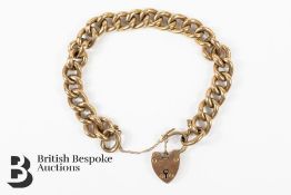 9ct Gold Hollow Bracelet