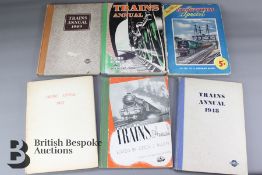 Approx. 55 Ian Allan Locospotters Annuals and Trains Annuals