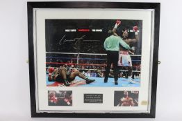 Lennox Lewis VS Mike Tyson Signed