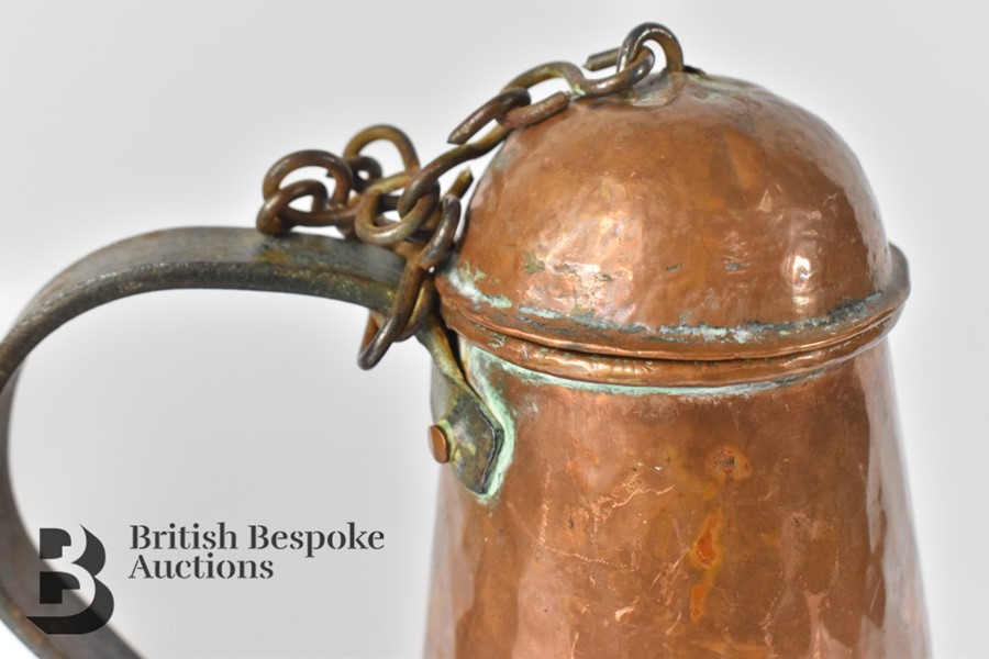 19th Century Islamic Copper Water Vessels - Image 3 of 6