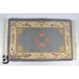 Small Blue Chinese Rug