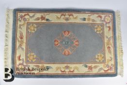 Small Blue Chinese Rug
