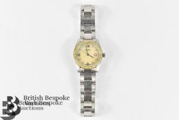Lady's Rotary Havana Stainless Steel Wrist Watch