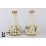 Pair of Coalport Vases