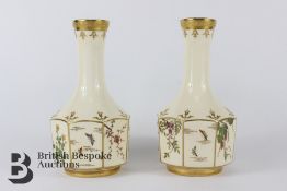 Pair of Coalport Vases