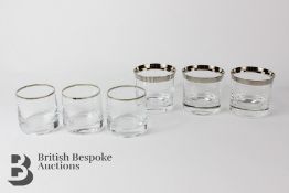 Set of Twenty Four Scandinavian Glass Tumblers