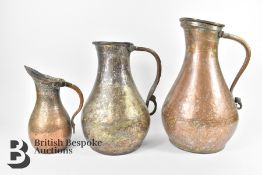 18th/19th Century Copper Ewers