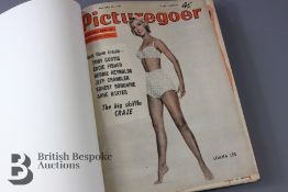 Picturegoer 1957 to 1959 5 Bound Volumes