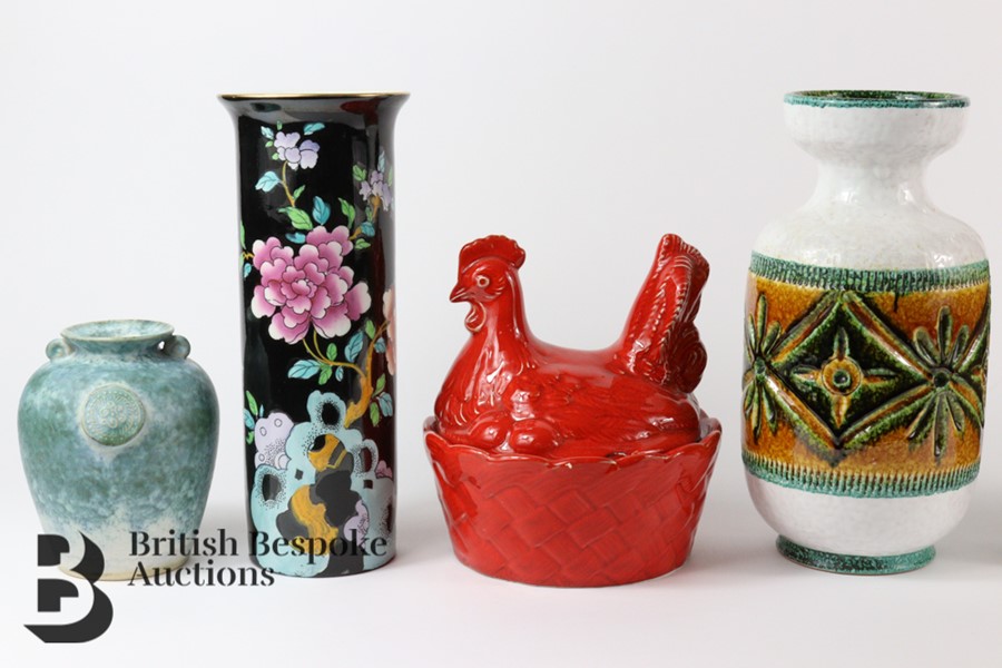 Collection of Six Ceramic and Pottery Vases - Image 2 of 3