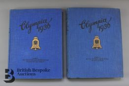 Two Volumes of Olympia 1936 Cigarette Card Books