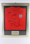 England 1966 Football World Cup Winners Signed Shirt