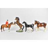 Six Beswick Horses