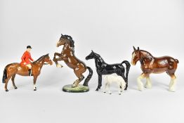 Six Beswick Horses