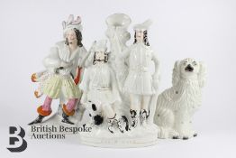 Will Watch, Robin Hood Spill Vase and Staffordshire Spaniel