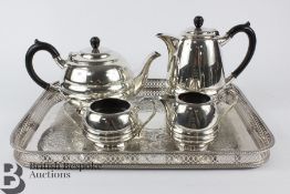 Walker and Hall Sheffield Plate Tea Set