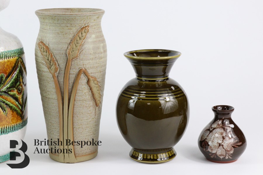 Collection of Six Ceramic and Pottery Vases - Image 3 of 3
