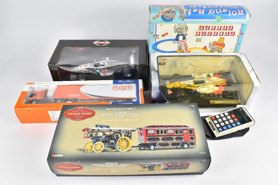 Collection of Boxed Die Cast Cars and Toys