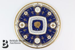 Royal Worcester Commemorative Plate