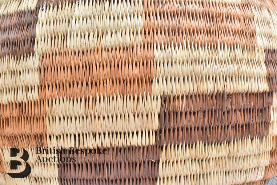 Botswana Hand Woven Basket - Image 2 of 3