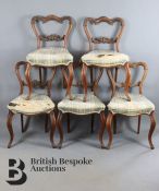 Five Victorian Mahogany Dining Chairs