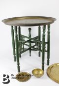 Indian Brass Tea Table