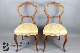 Pair of Victorian Boudoir Chairs