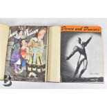3 Bound Volumes of Dance & Dancers 1950/51/52