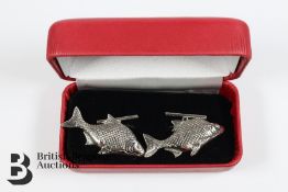 Pair of Silver Plated Cufflinks