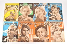 Approx. 245 Picturegoer Magazines 1930-39