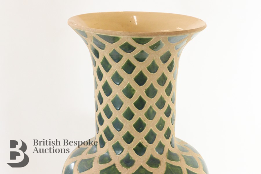 Large Green Vase - Image 2 of 3