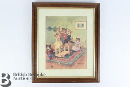 F & G Louis Wain Print