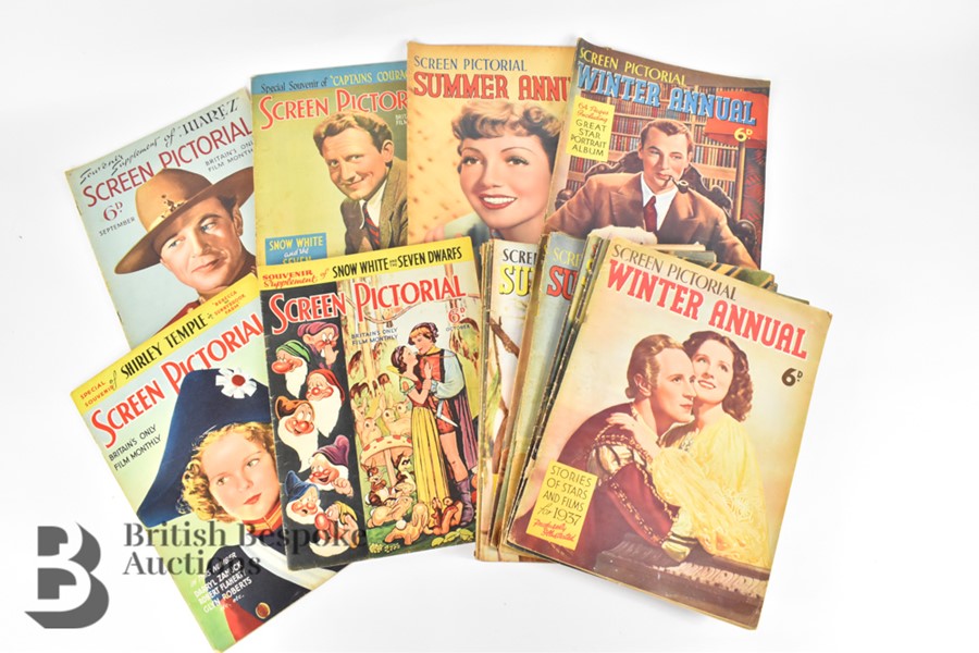 Approx. 65 Screen Pictorial Mags from 1930s