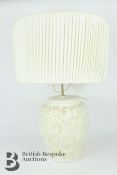 Cream Lamp Base