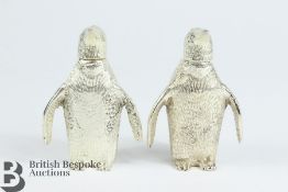 Pair of Silver Plated Condiments