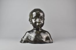 After Donatello - Patinated Bronze Study of a Child