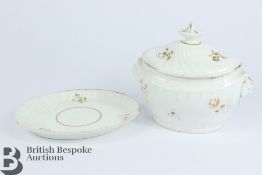 Late 18th Century Sauce Boat and Saucer