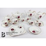 Royal Stafford Roses to Remember Porcelain Tea Set
