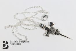 Silver Crucifix Pendant